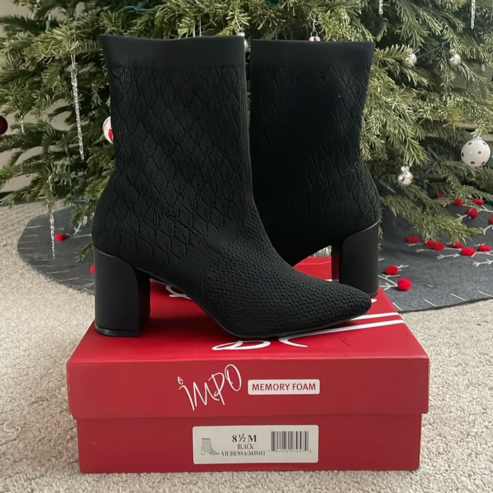 NWB Impo Vichensa Knit Pull-On Memory Foam Bootie
